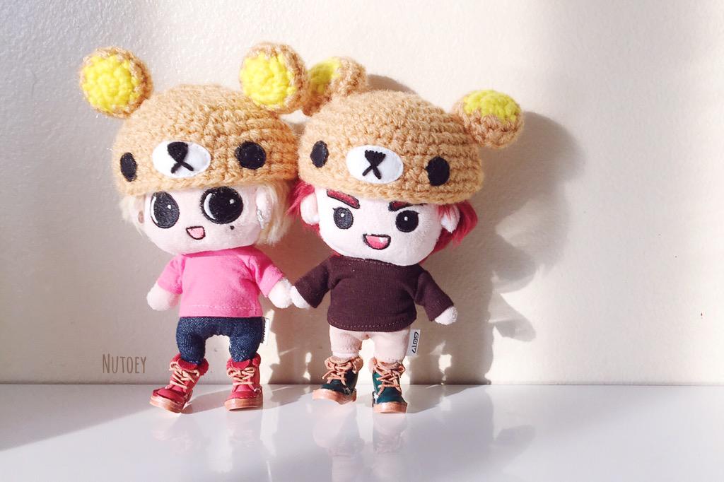 moodookdik's tweet photo. หมวกคุมะสำหรับเด็กๆค่ะ สนใจติดต่อ @ayawis นะคะ ส่วนเสื้อยืด,รองเท้าร้าน beminebear จ้ะ #GOT7DOLL http://t.co/6bTC3Sl6mT