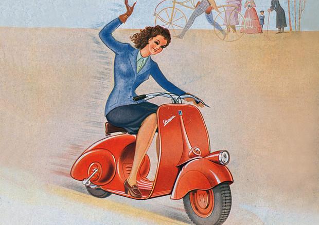 Agenzia_Ansa's tweet photo. Buon Compleanno #Vespa, una seducente 'ragazza' di 69 anni FOTO  http://t.co/tMC5pzBy4M http://t.co/0rFs79KEHn