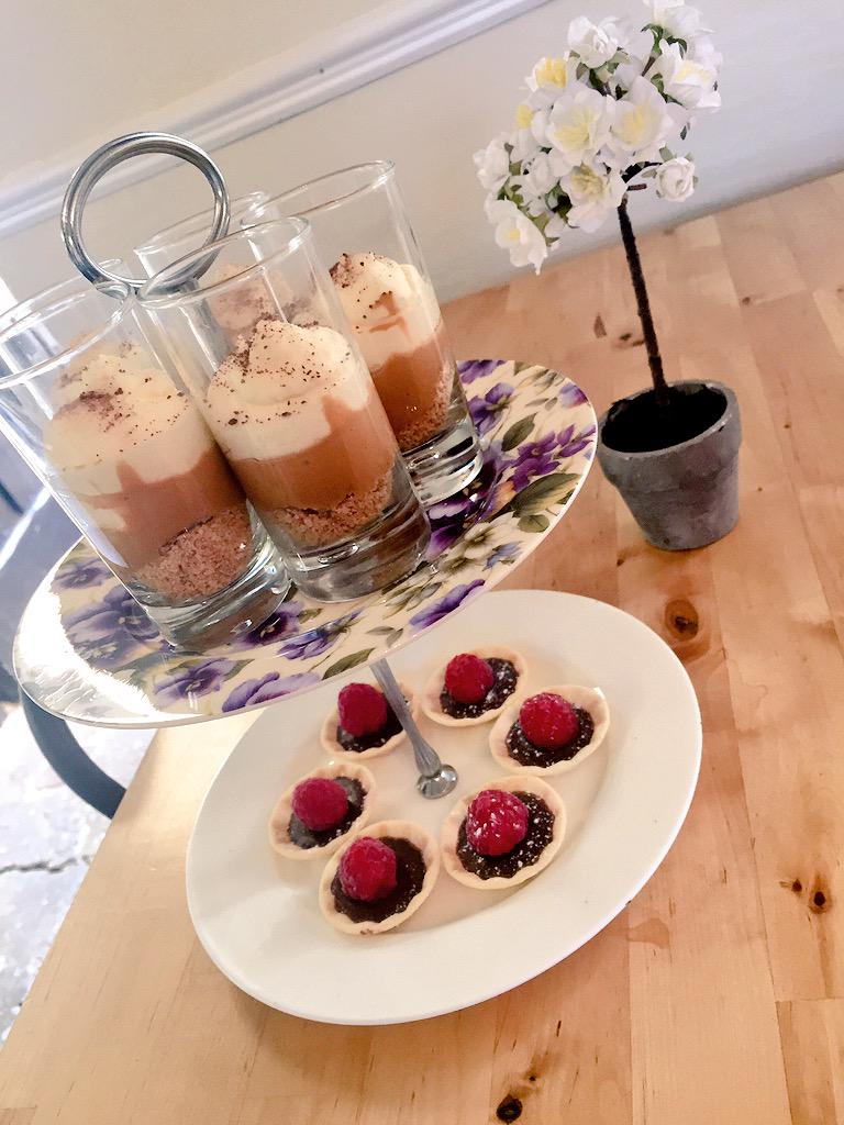 BoxwoodGosforth's tweet image. We have some new additions to our sweet treats today! Mini Choc &amp;amp; Raspberry Tarts &amp;amp; Mini Banoffees! #thursdaytreat