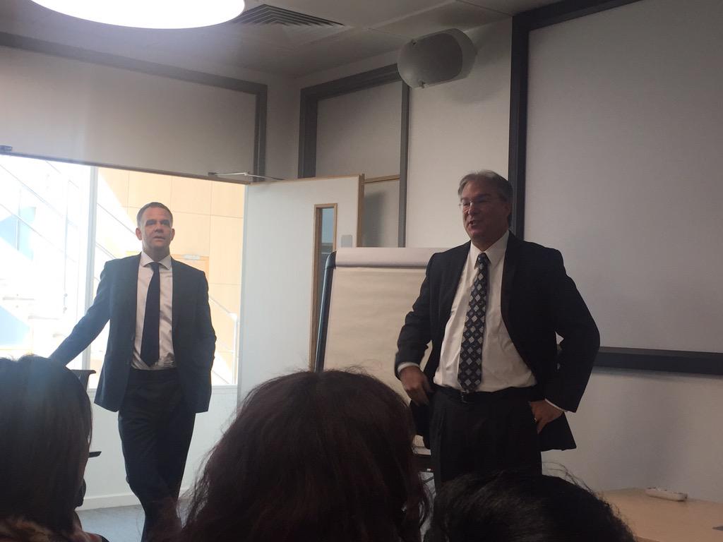 bobbyhyam's tweet photo. #NetAppCEO Tom Georgens' first visit to our new @NetAppUK Rivermead office http://t.co/3pxoMRoABS