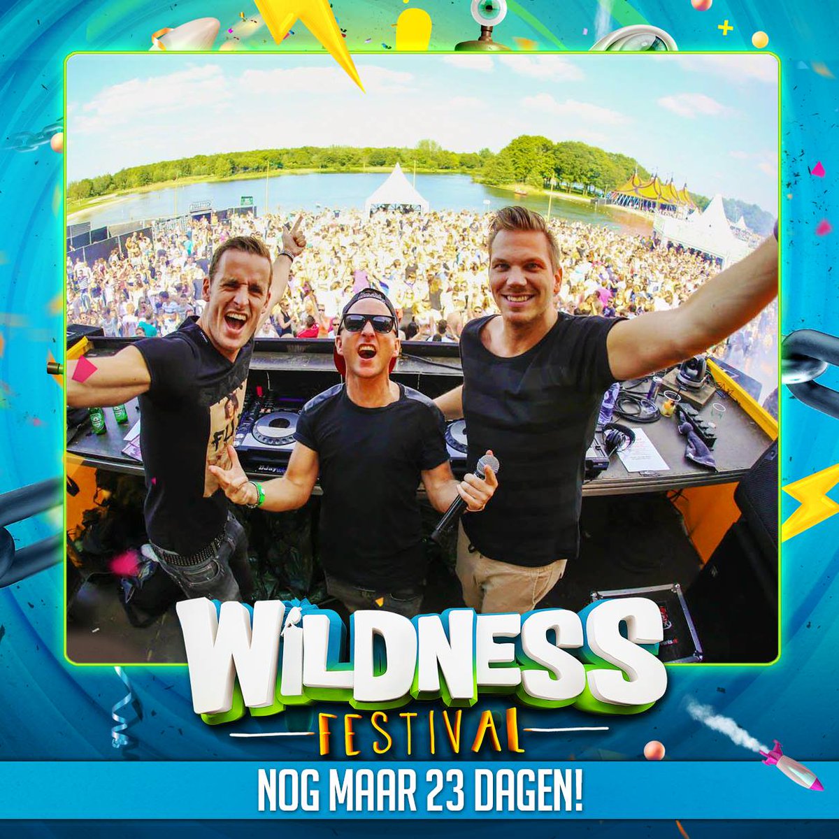 OH YEAH! Nog maar 23 dagen tot aan Wildness Festival!! #wildnessfestival #zwolle #wijthmenerplas #summer #sun #party