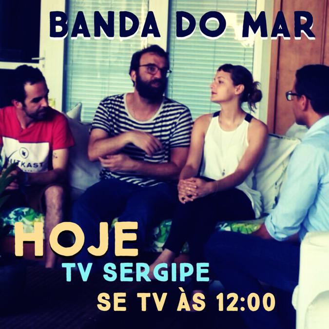Bom dia , Sergipe! Quem liga a TV hoje às 12:00 há de ver um bate papo conosco sobre o show de hoje em Aracaju!