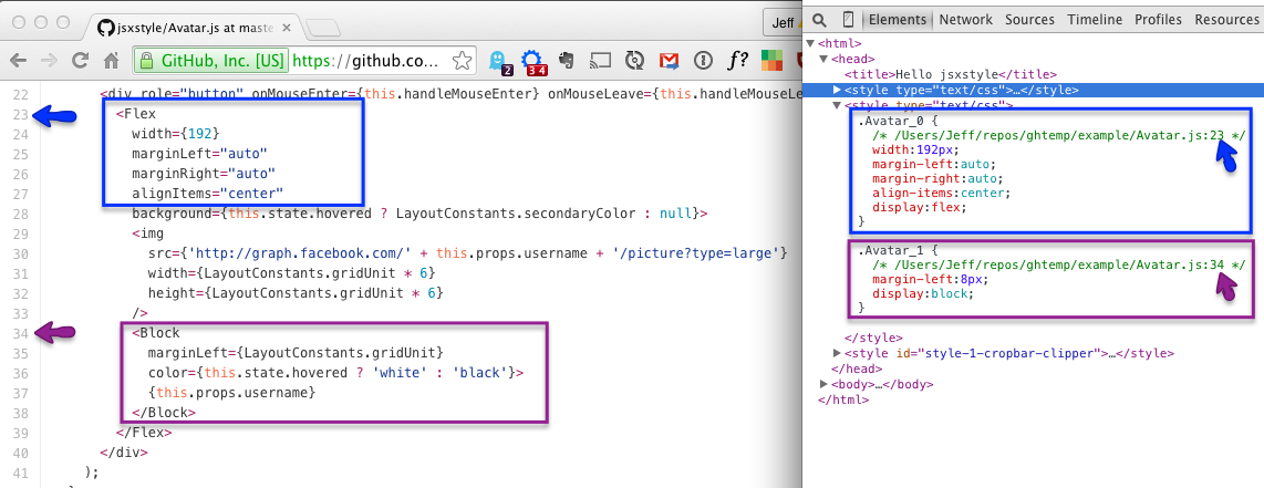 Style Source Example