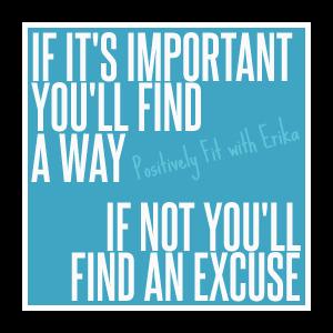 erikabrazell's tweet photo. Get rid of the excuses and do what you NEED to do. You may not WANT to, but too bad. #Justdoit #NoExcuses http://t.co/MeUaTcEq2u