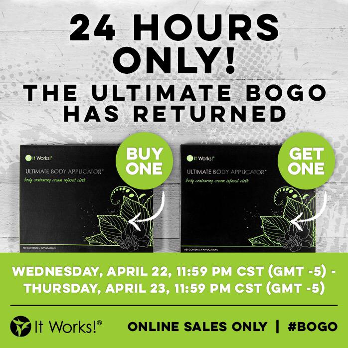 mikepotillo's tweet image. #BOGO baby! 👊🏼👊🏼👊🏼 We're making history at #ItWorks. Drink some Energy 🔋 and let's GO BOGO! 💥🚀✳️ You got this!
