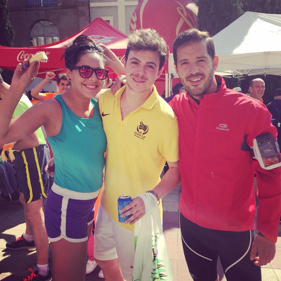 tertosal's tweet photo. Q bien se empieza una mañana d fiesta con una carrera solidaria con amigos! @tocinocarlos @MartaWw  #RunForParkinson http://t.co/3CvZyRGdpz