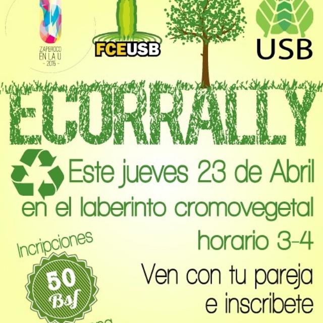 ccusb's tweet photo. El #CCUSB y la @FCEUSB te invita a participar en el EcoRally. Recuerda q PequeΓ±as acciones generan un gran cambio http://t.co/BkDsUKKaPU