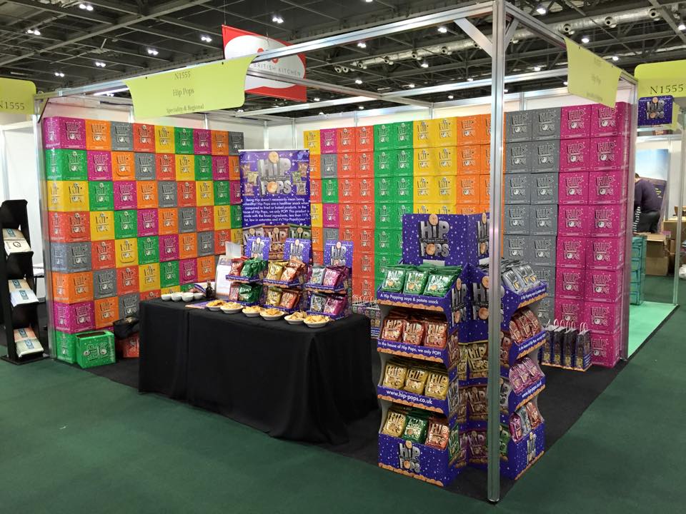 HipPopsSnacks's tweet photo. #TBT Our Fantastic Stand At The IFE Show @HipPopsSnacks @DDCFoods @IFEexhibition #IFEShow @ExCelLondon #ExCelLondon http://t.co/H5kHtmF8eU
