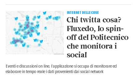 WebRatioTeam's tweet photo. RT @MarcoBrambi: #EventOmeters on #Socialmedia #iot #mobileapp by @Fluxedo_app for events featured on @CorInnovazione http://t.co/KgQxnHWgfP