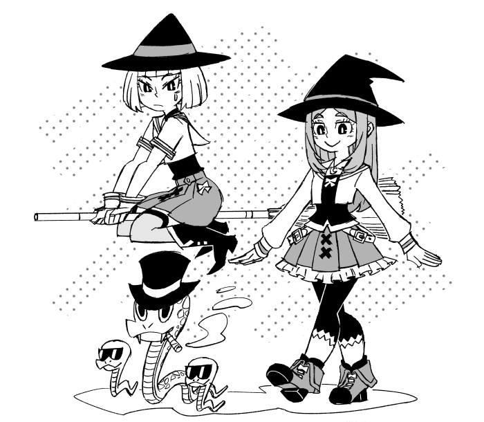 モノクロ絵の練習。 