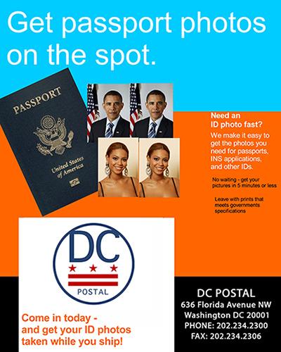 DCPostal's tweet photo. #passportphoto #pictureID #greencard @shawmainstreets @LeDroitParkDC @ShawDC @PoPville #lostandhungry @WHURfm @FedEx http://t.co/ulIU1r7d4v