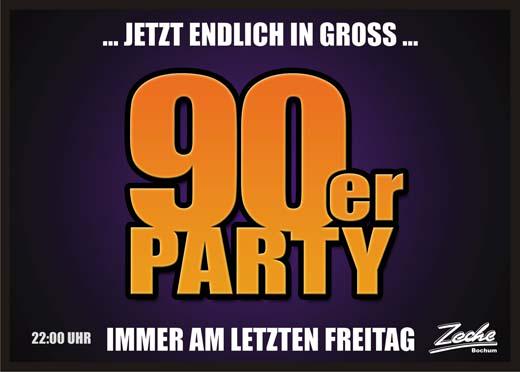 Fr. 24.04. (nach dem Konzert): #90er PARTY - Beginn: 22 h
