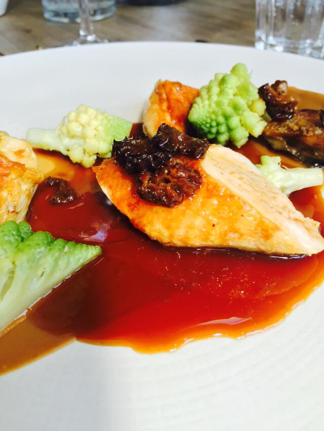 SauceComms's tweet image. Pot roast guinea fowl at @PointerBrill @Chefmini #ThePointer