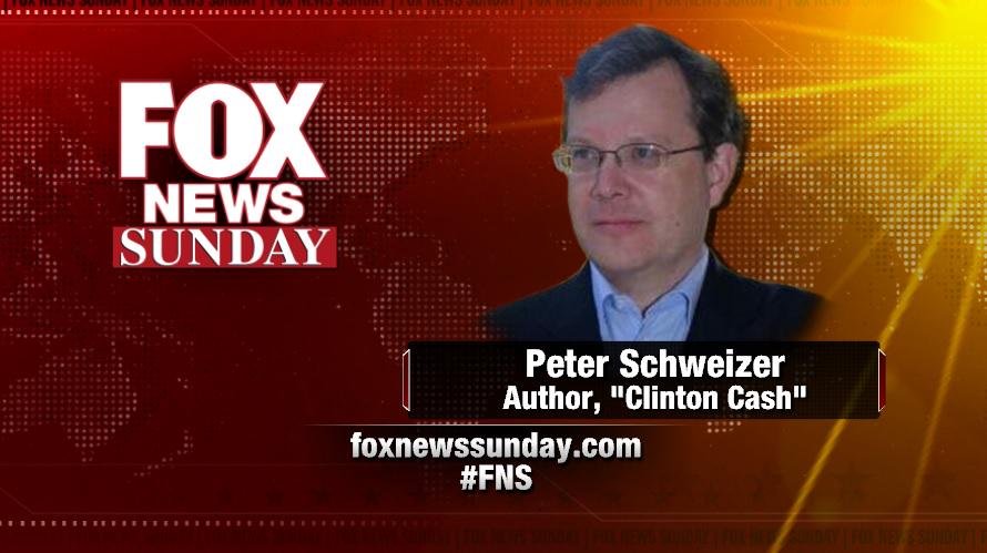 Peter Schweizer Clinton Cash author on Fox News Sunday