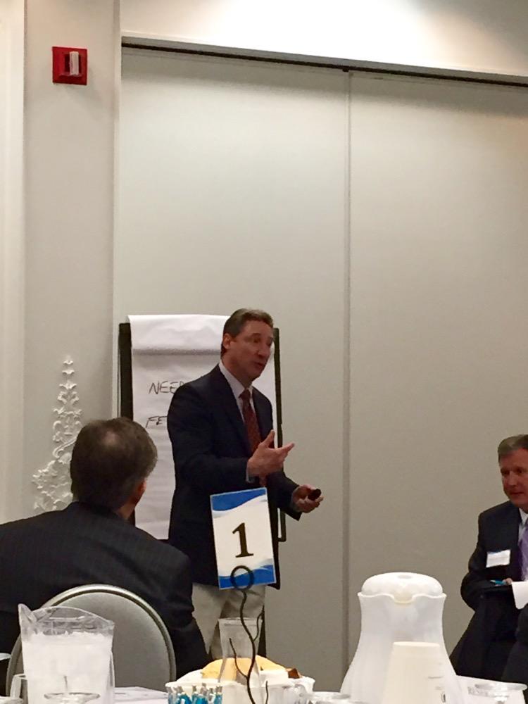 AngieVistageFL's tweet photo. Fantastic morning at the Tallahassee CEO summit, with @jayrifenbary http://t.co/YbV2HTtq4i