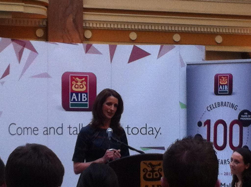 liaboyland's tweet image. @GinaMLondon Speaking at the Cork Young Person of The Year Awards #toyp #MeetLearnGrow @JCICork @AIBBiz #backedbyaib