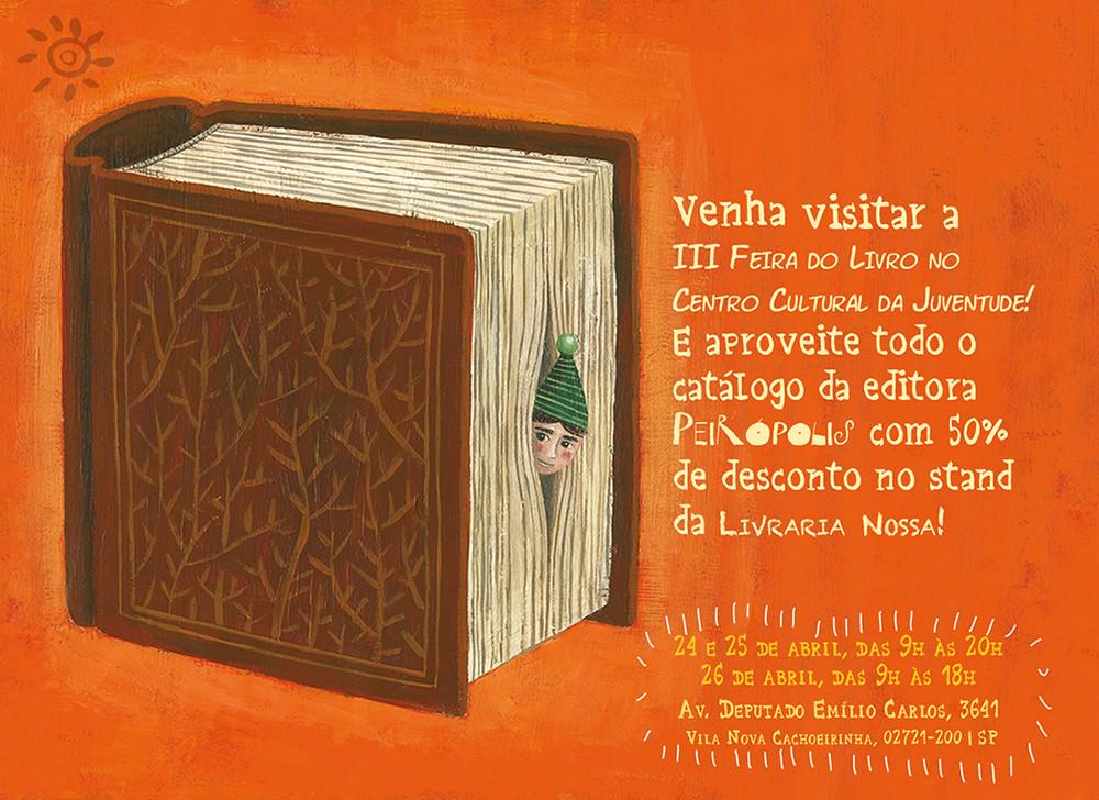 É amanhã! Todo o catálogo da <a href="/peiropolis/">Editora Peirópolis</a> com 50% de desconto!