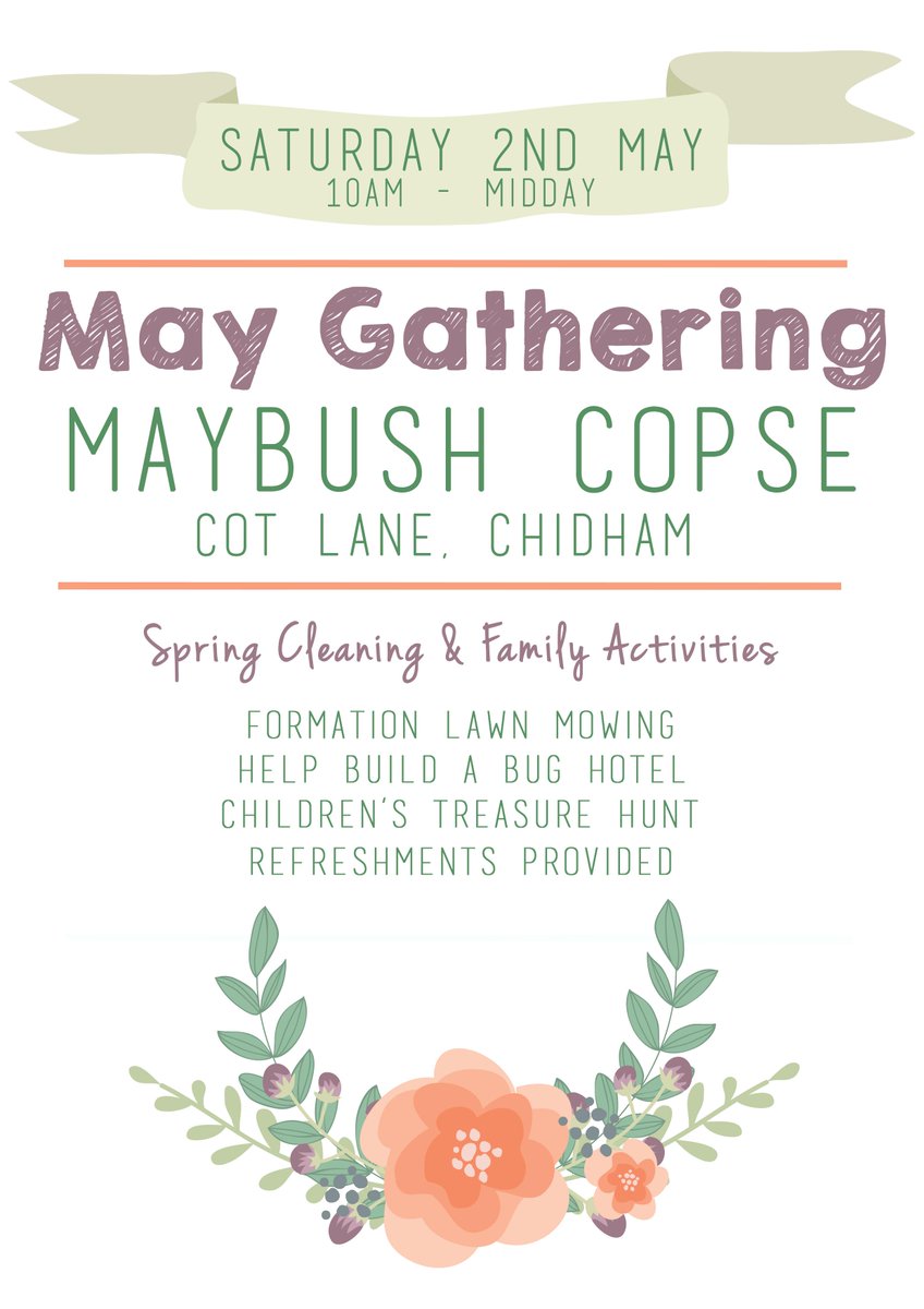 MaybushCopse's tweet photo. An event we have planned next Saturday in the Copse... http://t.co/V4fnDFNhcH