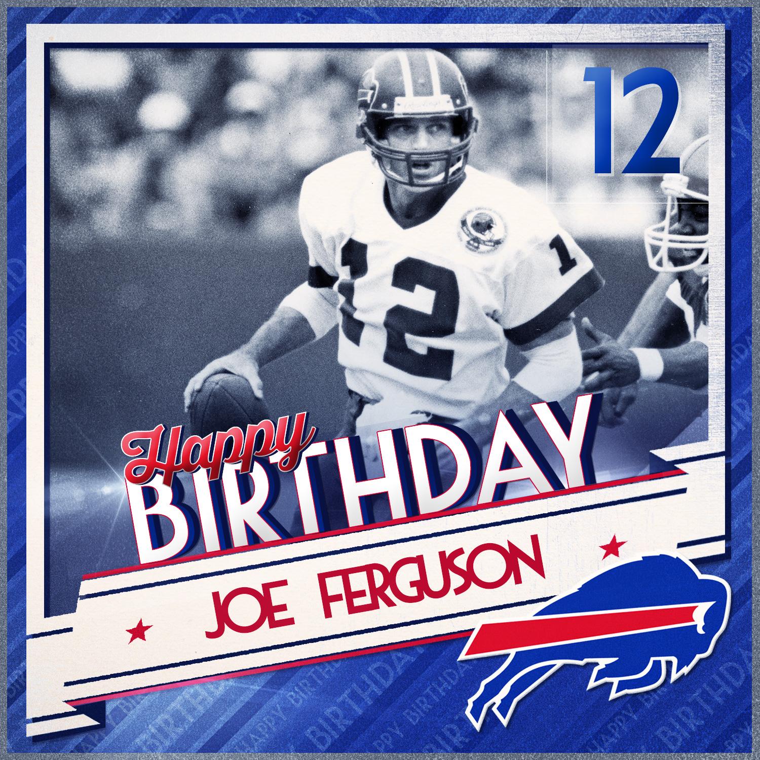   Happy birthday Joe Ferguson! I was there for these!!!

Legendary highlights:  