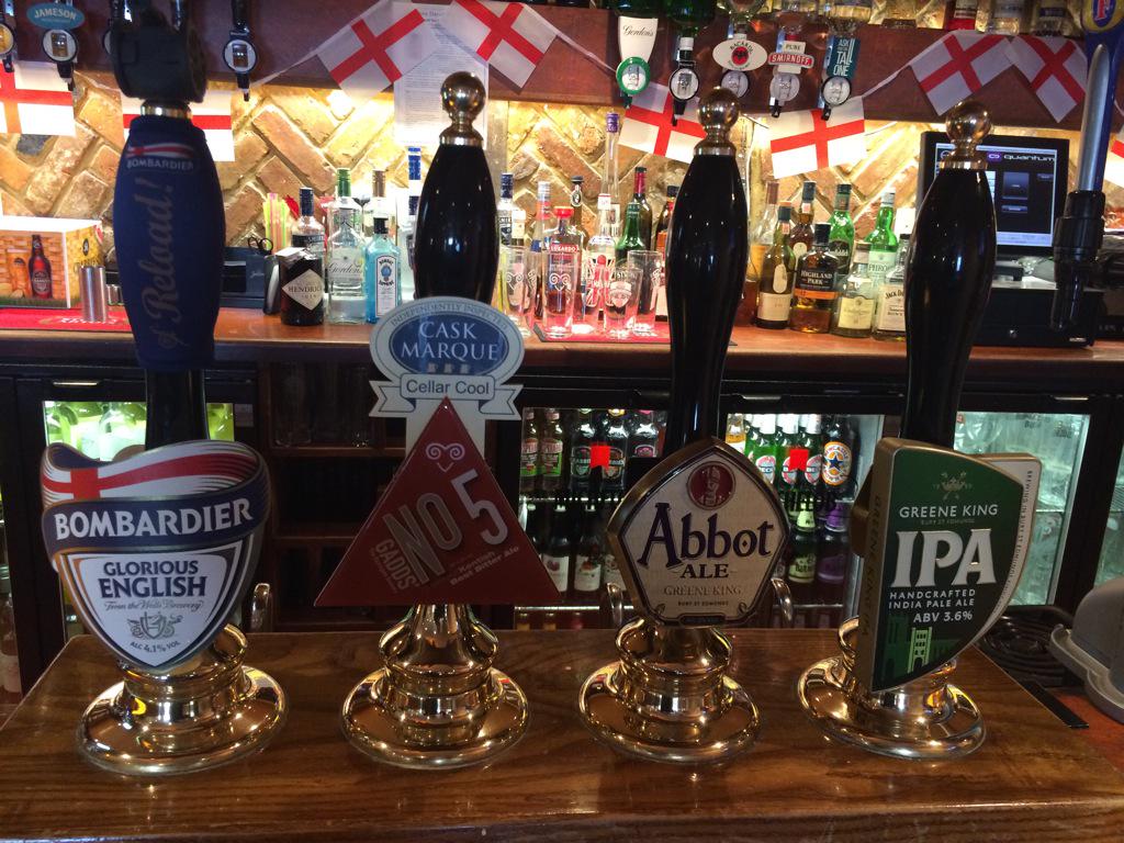 #RealAle #StGeorgesDay #Spring #sunshine Celebrate St George's Day with this lovely lot