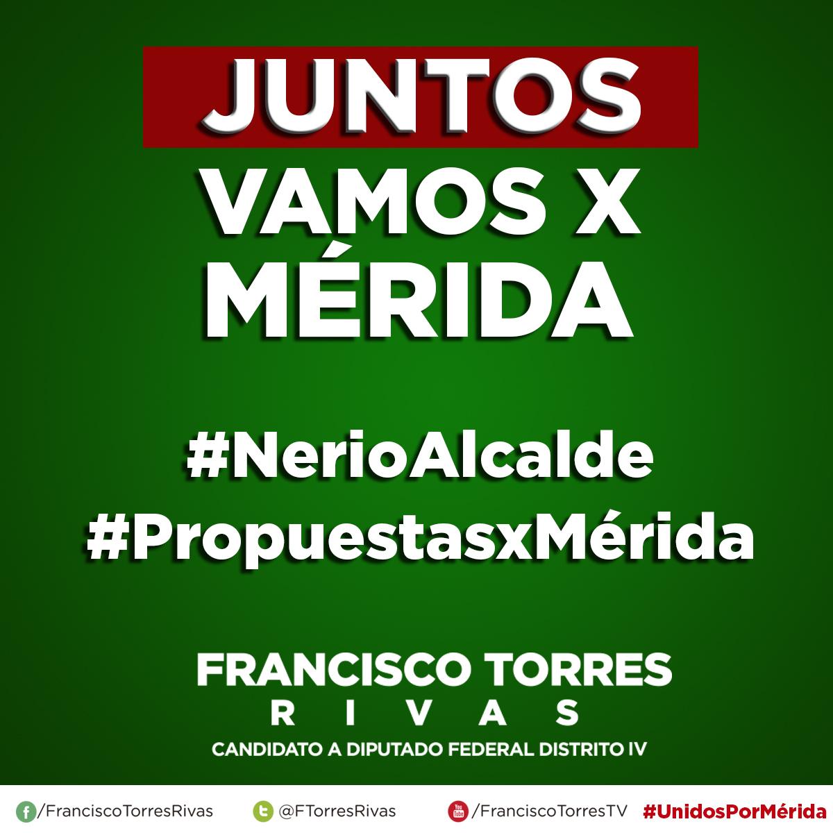 FTorresRivas's tweet photo. #NerioAlcalde porque presentó las mejores #PropuestasXMérida @NerioTorresA http://t.co/6uOxyv4pa5