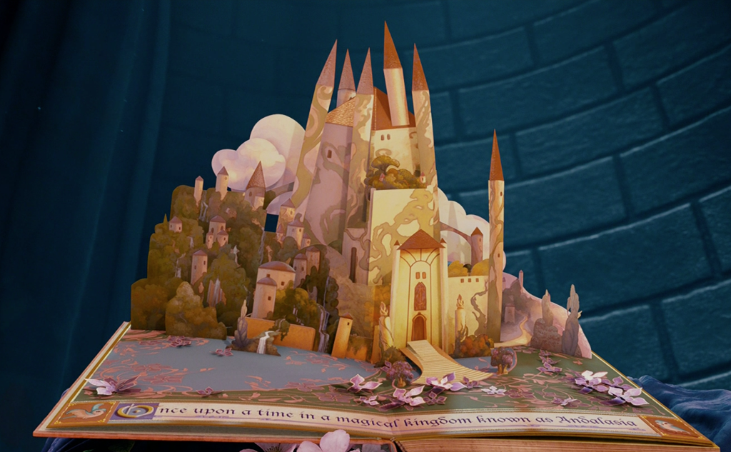 Disney's tweet image. "Once upon a time, in a magical kingdom..." #WorldBookDay