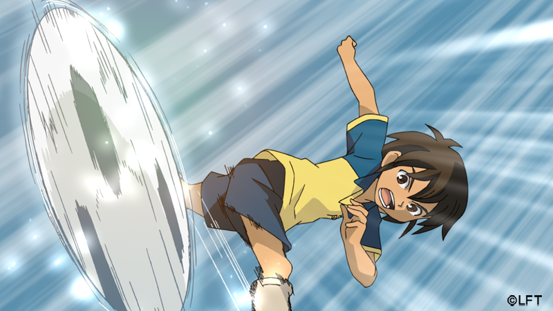 InazumaEGOFR's tweet photo. Objet volant non identifié en approche, droit devant ! #InazumaEleven #anime #manga #football #BallonOval http://t.co/isRiJVDbal