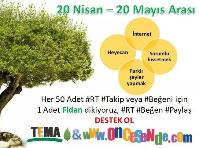 OnceSende's tweet photo. #TakipEt #agac #dikelim #umutyeşertiyoruz #zeytinseviyorum #Yasamakİstiyorum #iklimdegisikligi #temavakfiicin #tema http://t.co/oEc7BisUW6