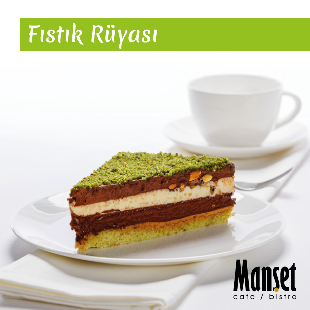 MansetCafe's tweet photo. Kendinize bir iyilik yapın ve tatlı keyfinizi asla aksatmayın!
Fıstık rüyası Manşet Cafe &amp; Bistro'da sizleri bekliyor http://t.co/qEI5LWUOvb