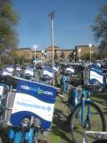 Getting Ready for Public Use Bicycles in Philadelphia #bikeshare #bikesharing #rideindego 11:30 today Eakins Oval