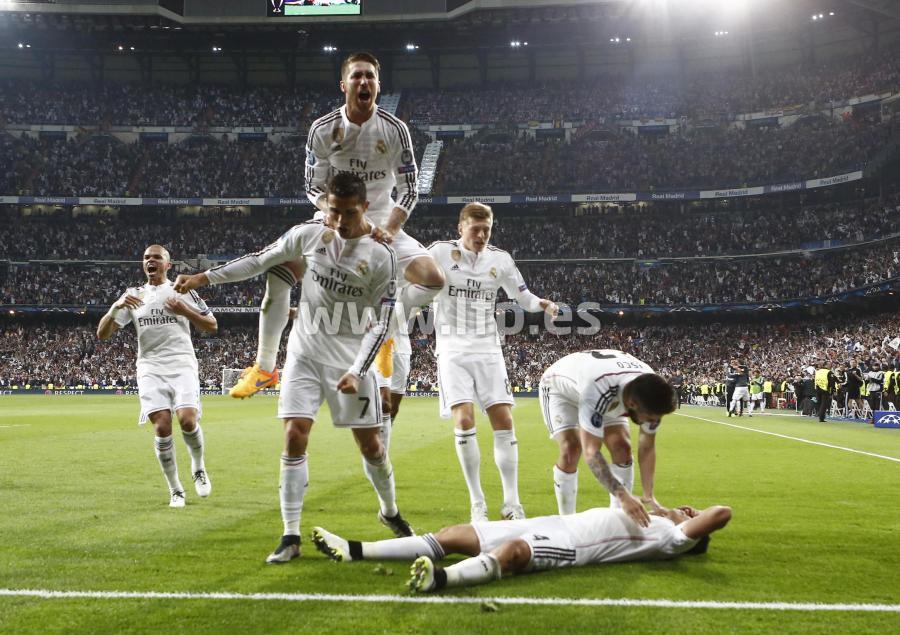 LaLiga's tweet photo. El @realmadrid repite por quinto año seguido entre los cuatro mejores de Europa http://t.co/pOMiqd26o5 #SienteLaLiga http://t.co/B3OBmvUmNh