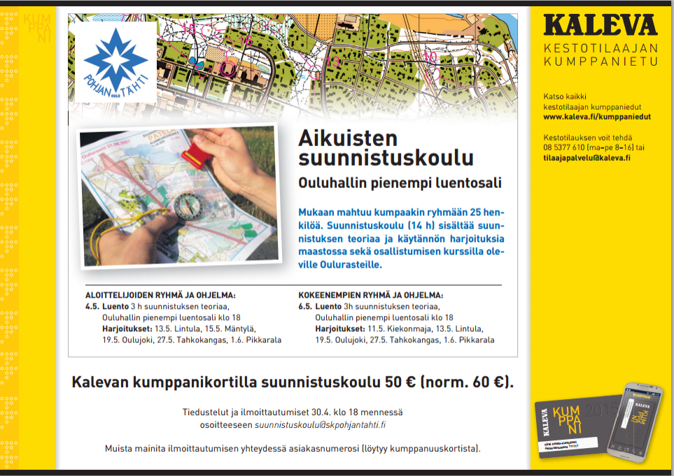 Aikuisten kevään 2015 suunnistuskoulut alkavat, tervetuloa! #suunnistus #suunnistuskoulu #roadtojukola #jukolanviesti