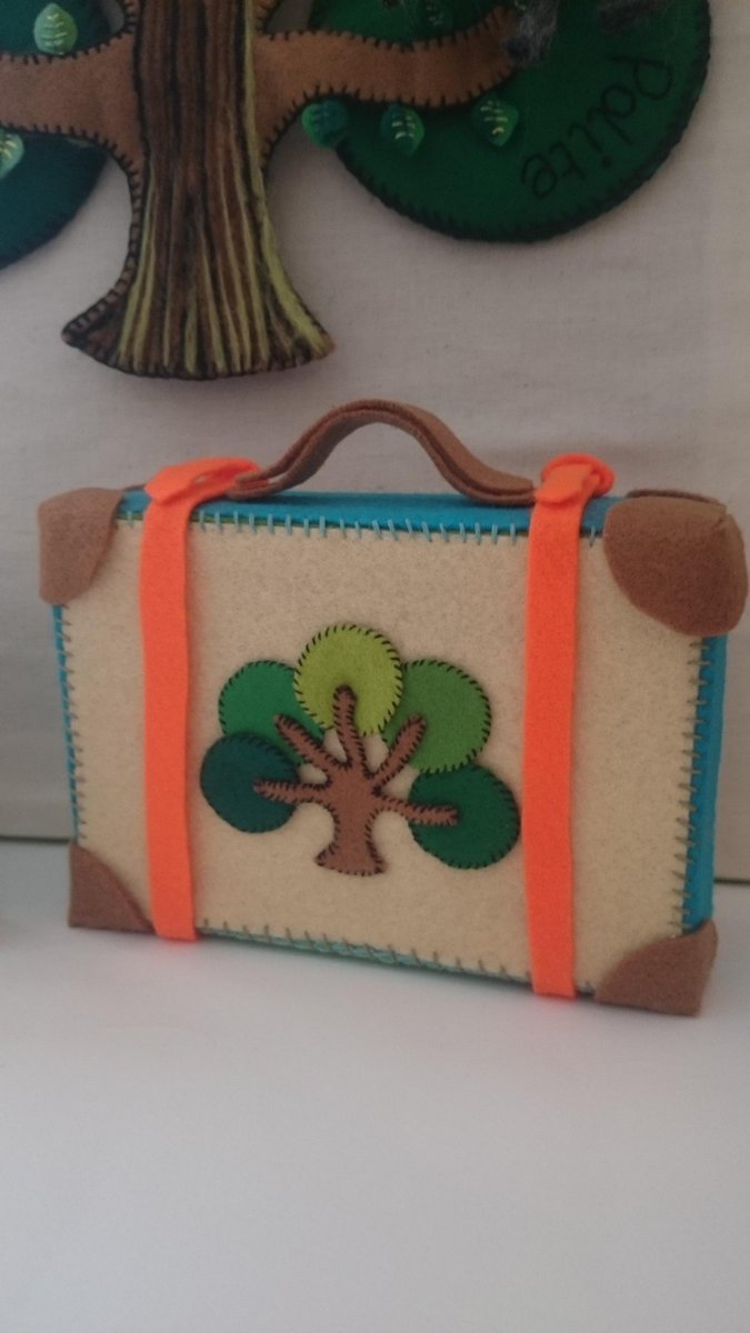 lisa_illustrate's tweet image. My mock up design for Cheeky Chimp Tree #Needlefelting #passport #suitcase #linoprinting #papercraft @Laurawestonart