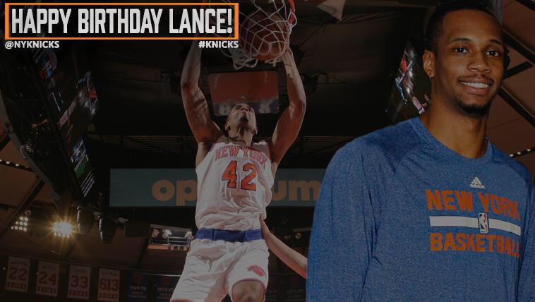 Happy Birthday Lance Thomas! 