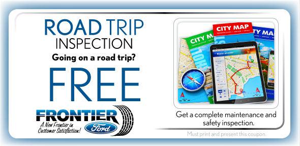 FrontierFord's tweet photo. Going on a road trip this weekend? Get a free safety and maintenance inspection first!  http://t.co/RJCjUuqjXR http://t.co/56EC6JmGuy