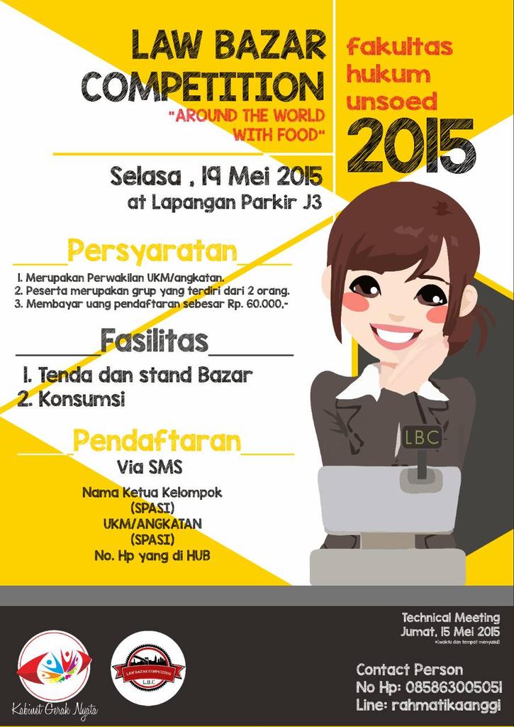 Law Bazar Competition 2015 cc : <a href="/FHUnsoed2011/">Hooligan of Law 2011</a> <a href="/FHUnsoed_2012/">FHUnsoed_2012</a> <a href="/FHUnsoed2013/">﹫akhirarlv_</a>