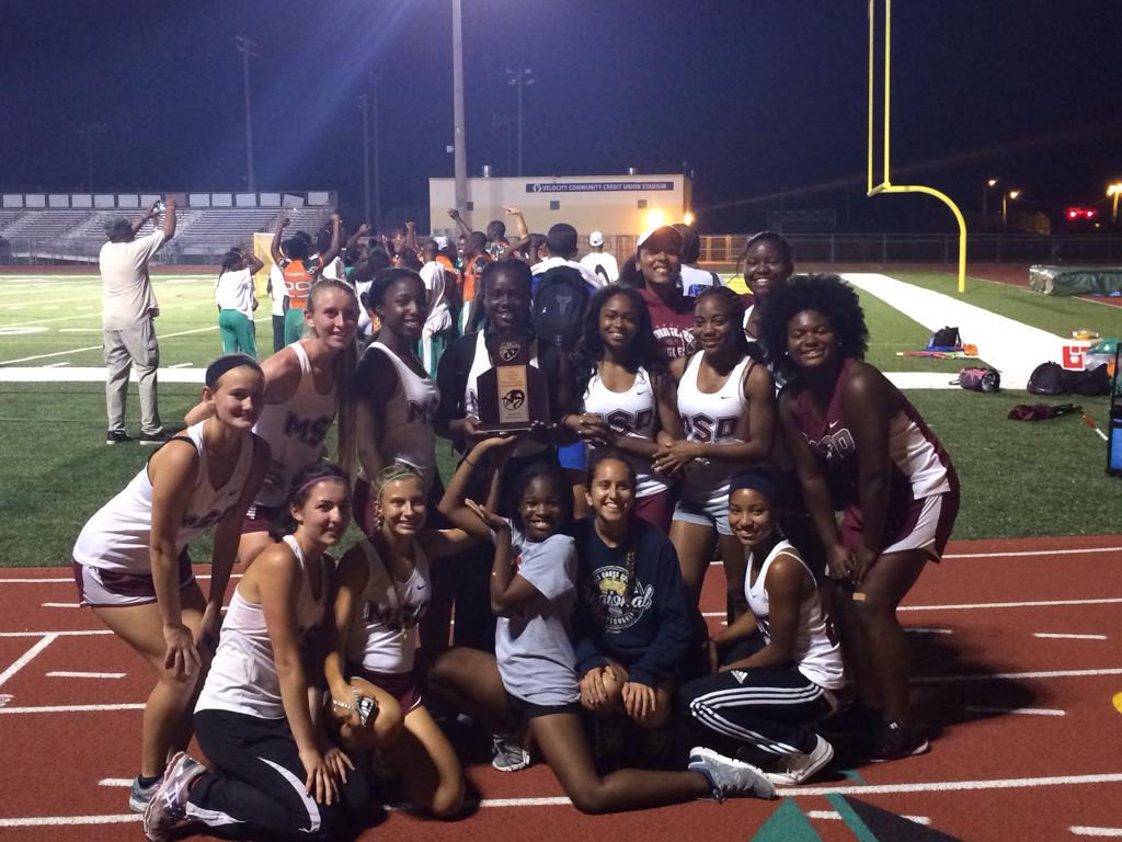 coachboruch's tweet photo. Congrats to the #MSDTF girls team for finishing 2nd at the 4A Region 3 meet yesterday! On to states!  @PrincipalMSD http://t.co/h7FkRiTThY