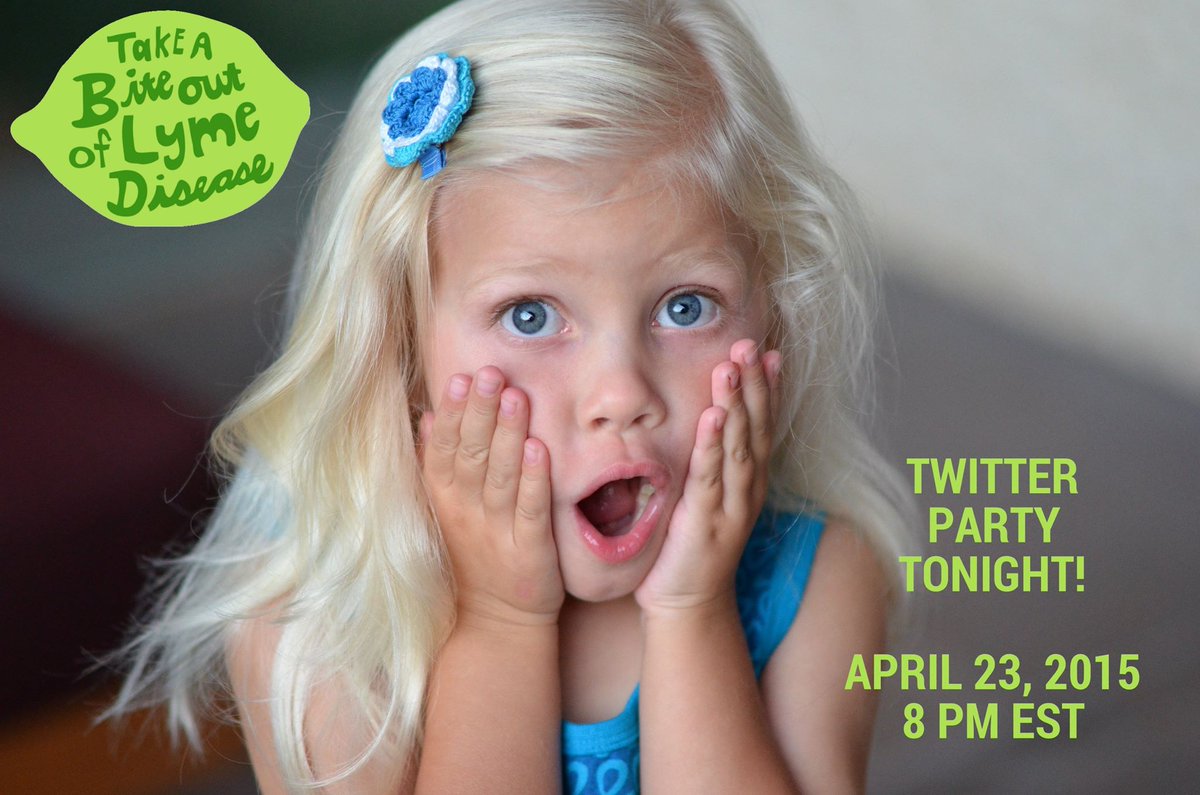LymeChallenge's tweet image. Get ready for a #lymediseasechallenge Twitter party tonight 8 EST. Spread the word! @YolandaHFoster @AvrilLavigne