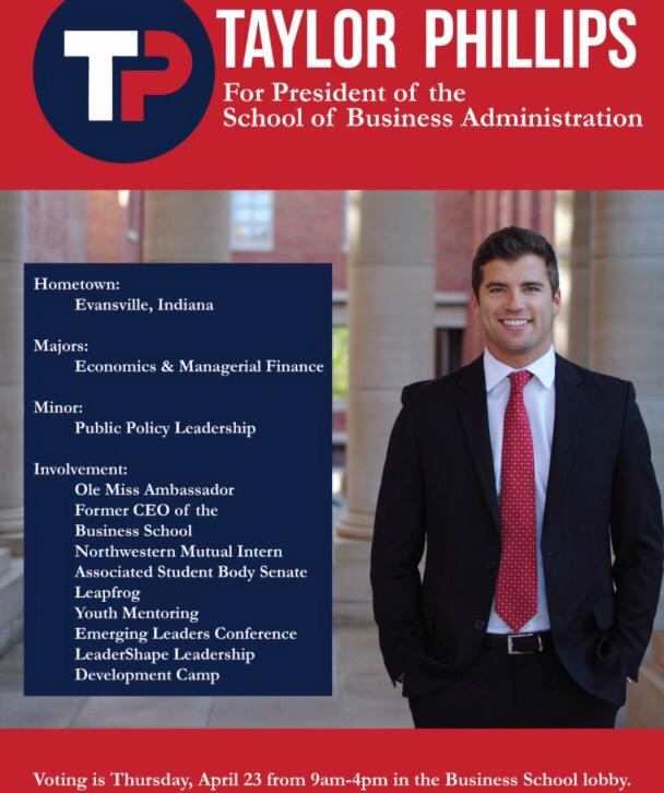 averylittrell's tweet photo. Vote @TheRealTPhil for bus school prez today! http://t.co/LUFA24Gkyr