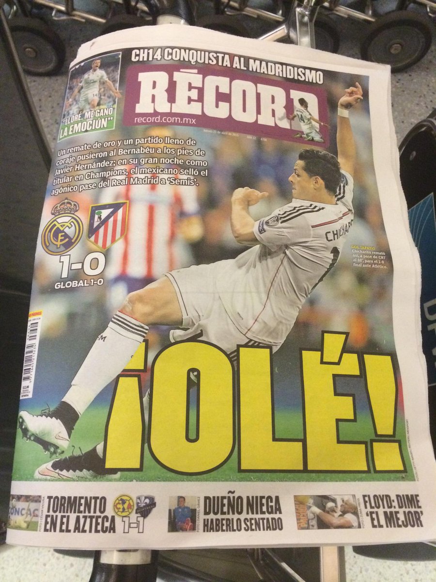 andrew_wiebe's tweet photo. Can you spot the #CAvMTL headline on today's Record? http://t.co/eihFXV6YN1