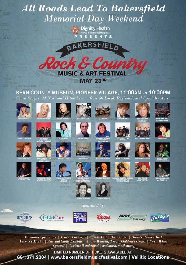 Festival day is just 1 MONTH away!!! Check out our lineup and buy your tickets at bakersfieldmusicfestival.com!
