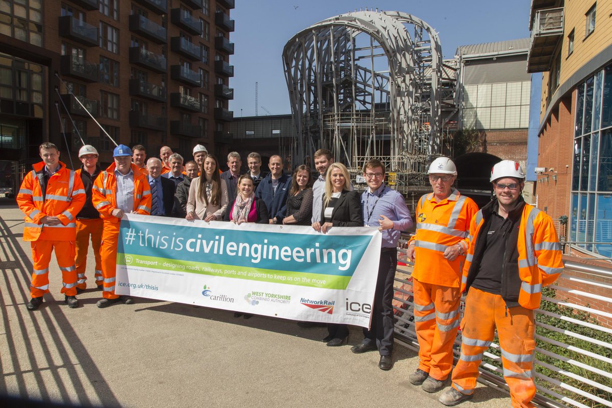 ICEYorksHumber's tweet photo. Leeds station: thanks @Carillionplc and @networkrail for joining #thisiscivilengineering! #Commit2Infrastructure http://t.co/oJqyhsAa6Y