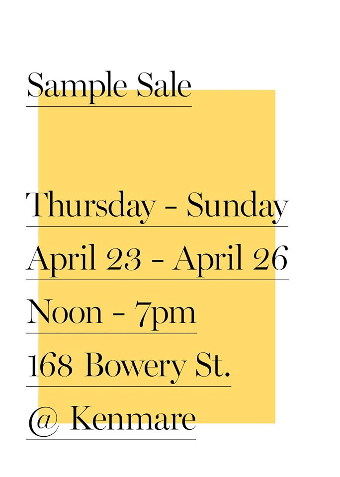 openhousenyc's tweet photo. @Saturdaysnyc is popping up at 168 Bowery today through Sunday for their annual sample sale! http://t.co/lNBVtqlYYy