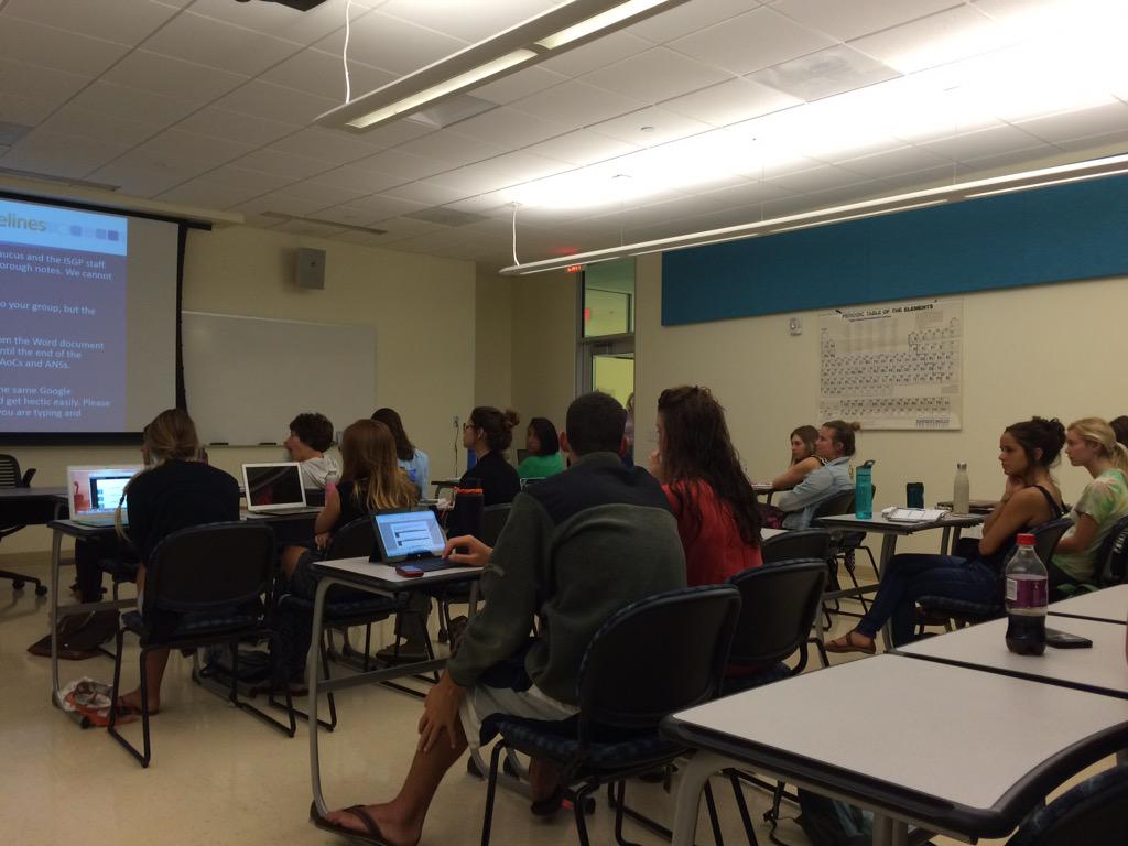 JLVernonPhD's tweet photo. Preparing the big @SigmaXiSociety @ISGPtweets debates at #ECFoodCon. Great to see @eckerdcollege students involved. http://t.co/GDFQdZkfW3