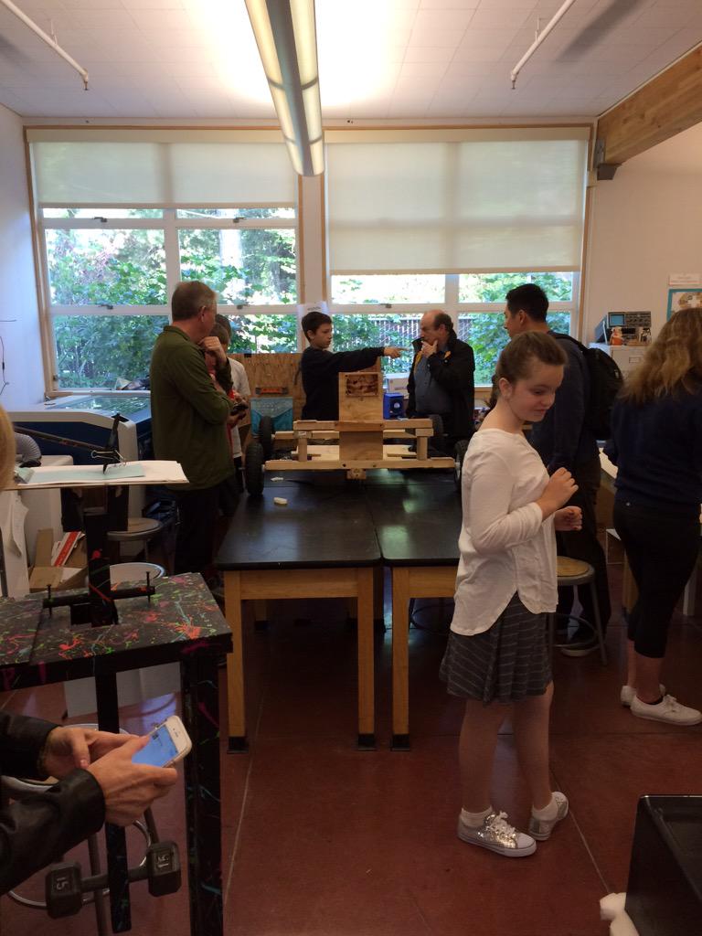 RossSchoolBears's tweet photo. Welcome @DrValeriePitts @LCMSchools to Fab Lab #innovation #edtech #teachngss #makered http://t.co/KwlNURIwc3