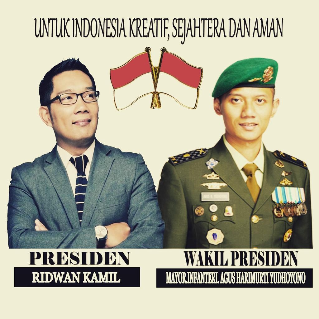 Ini pemimpinku , mana pemimpinmu?
<a href="/ridwankamil/">Ridwan Kamil</a> <a href="/agusharimurti/">Mayor Inf Agus H.Y</a>  #IndonesiaFuture