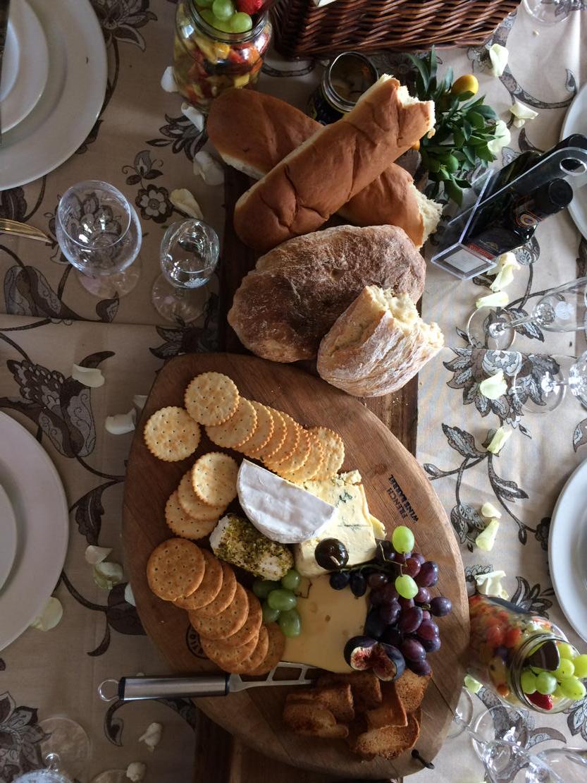 OrangeBistro's tweet photo. Beautifully set harvest table, Cheese Platter &amp; Cold Meats perfect for a casual stand around and wine tastings. http://t.co/CqTUWGBVPX