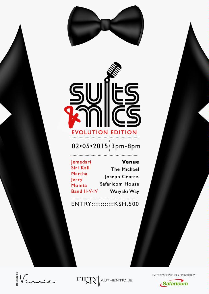 MrJemedari's tweet photo. #SuitsAndMics #EvolutionEdition on the 2nd of May!! Don't miss it!! Special #56authentique offer to ticket holders! http://t.co/JBa1M4GSVh