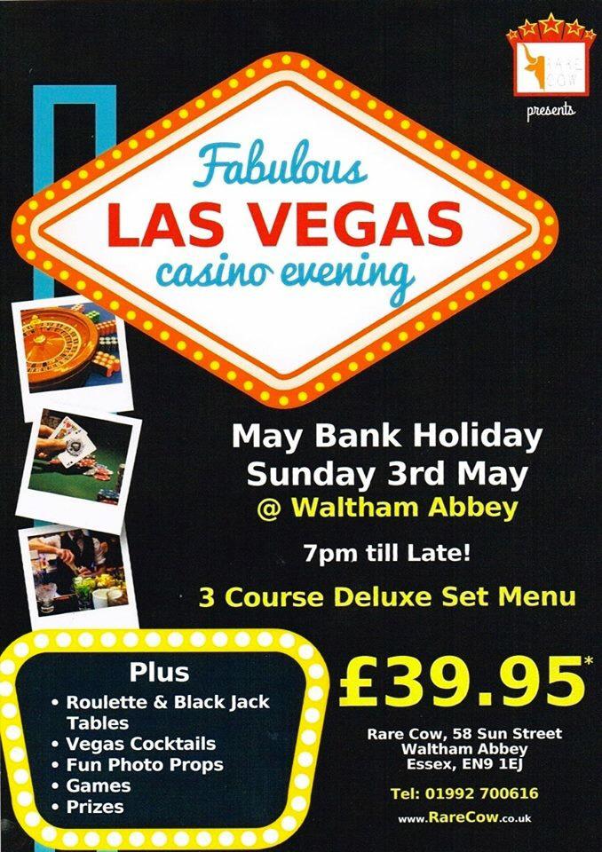 monsterFoodieUK's tweet photo. next 5 tables to book Vegas night at Waltham abbey will recieve decanter of red or white select wine free quote 3wine http://t.co/7HOMCX6vSd