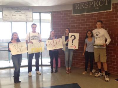 NMHSProm2015's tweet photo. Lola Luna and Robert Cicero are tackling prom together! http://t.co/Vvtzww8YJc